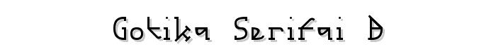 Gotika Serifai B font